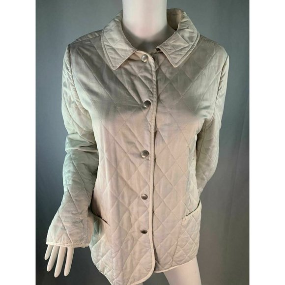 Burberry London Quilted White Jacket - Picture 3 of 8